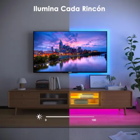 HOVVIDA – Tira LED RGB de 10 m con 300 LEDs
